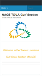Mobile Screenshot of nace-txlagulfsection.org